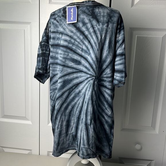 Naruto Shippuden Ichiraku Ramen Shop Tie Dye Graphic Tee Gray Black Large - Picture 3 of 6